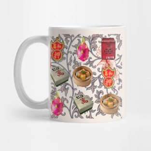 Made in Hong Kong Vintage Icons - Retro Street Style Floral Pattern Mug